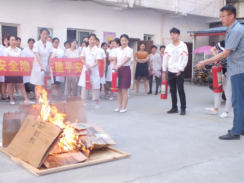 消除安全隐患 共建平安医疗 南阳丽人妇科医院开展消防安全演练活动