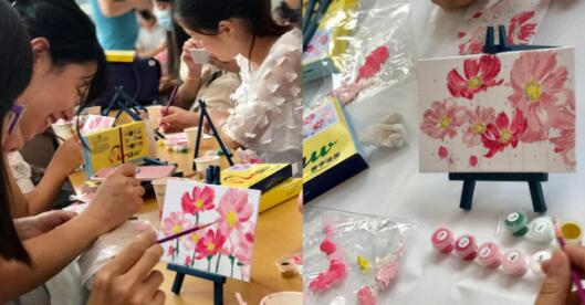 长江润发.南阳圣玛孕妈油画艺术胎教活动圆满举行
