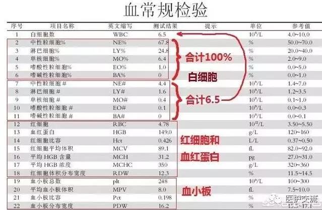 血常规可以查出什么病？很多人检查完却看不懂！