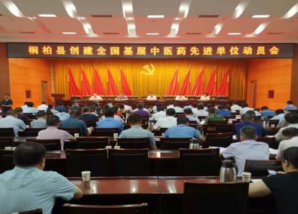 桐柏县召开创建全国基层中医药先进单位动员会