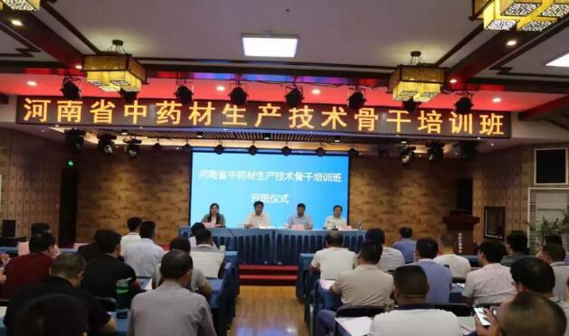 打造绿色、创新、高质高效的中药材种植业—河南省中药材生产技术骨干培训班在南阳举办