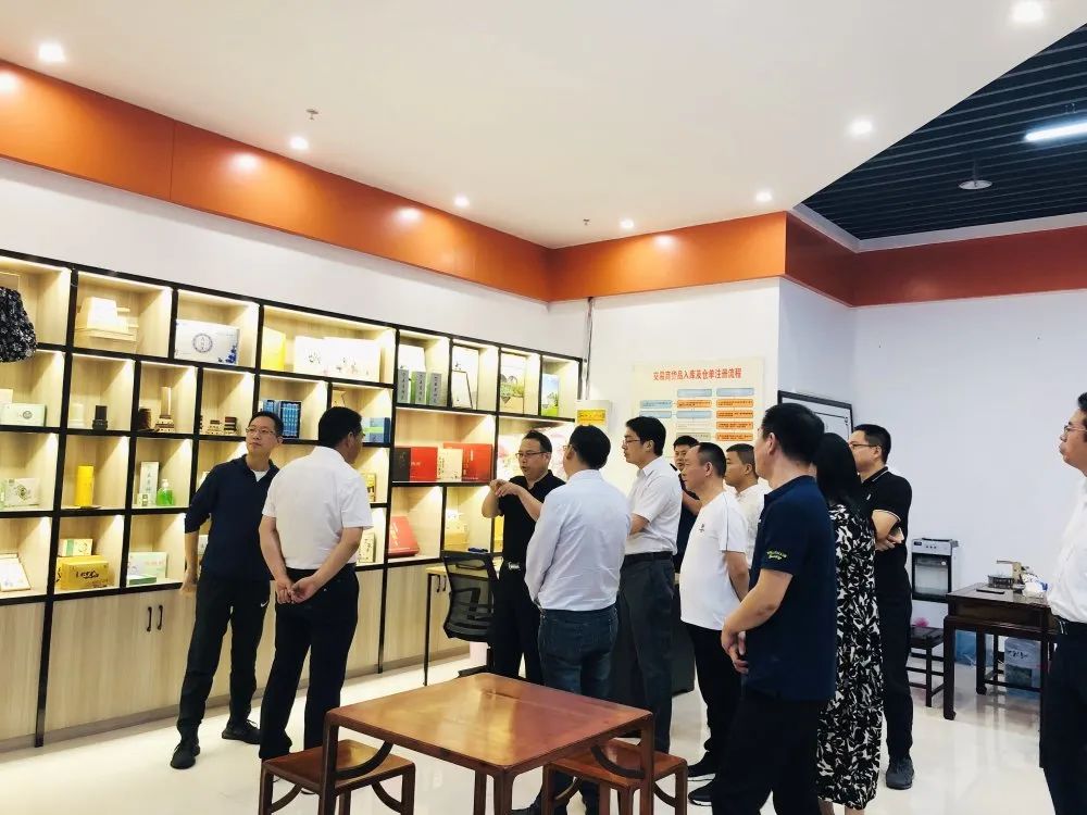 南阳市卧龙区委副书记、区长杜勇一行视察指导艾叶（中国）交易运服中心工作