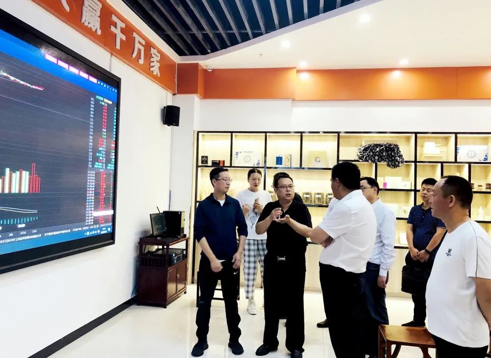 南阳市卧龙区委副书记、区长杜勇一行视察指导艾叶（中国）交易运服中心工作