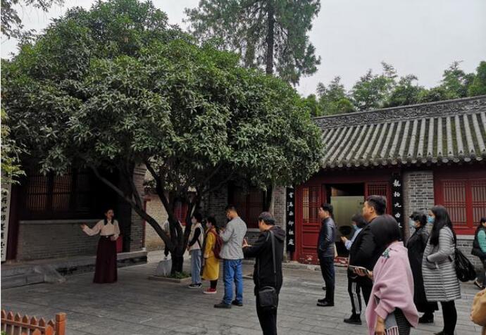 “走进中医圣地，体验养生之城”网络媒体医圣故里行走进南阳医圣祠