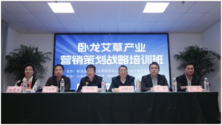 卧龙区举办了首期艾草产业营销策划战略研修班